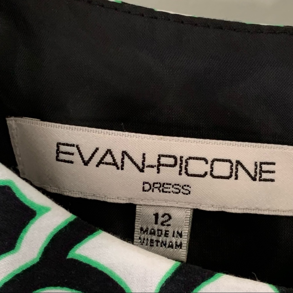 *NWT* Evan-Picone Garden of Eden Midi Dress - Picture 8 of 11
